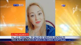 Fallece personal de salud a causa del coronavirus