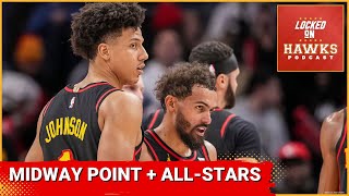 Atlanta Hawks at midway point of season, Eastern Conference All-Stars, Trae Young, Jalen Johnson