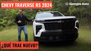 2024 Chevrolet Traverse RS: Características, precio y review del SUV de tres filas