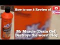 Mr Muscle Drain gel review | Drain Gel | Unclogger | Unclog bathtub drain | Drain cleaner