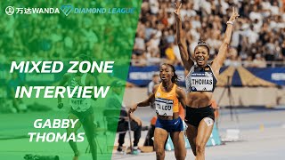 "That was a really intense race!" - Gabby Thomas on her Paris Diamond League victory pre-US trials