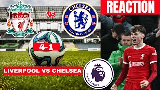 Liverpool vs Chelsea 4-1 Live Stream Premier League Football EPL Match Score reaction Highlights FC