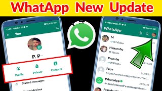 Whatsapp three dots not showing | Whatsapp new Update setting | Whatsapp profile setting 2023
