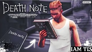 Death Note In Free Fire | Episode 1 | #freefire #deathnote #freefirestory #cartoon #iamtls