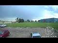 unbelievable footage alberta tornado caught on security camera