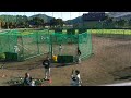 20131111　オリックス　高知キャンプ　前巨人丸毛選手のバッティング練習