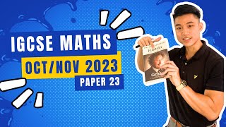 13. 0580/23/O/N/23 | OCT/NOV 2023 VARIANT 23 | IGCSE MATHS (Extended) | A STAR MARKING SCHEME ⭐️