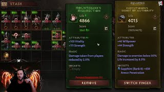 Exceptional SET Identifying 150 Paragon Gear Diablo Immortal