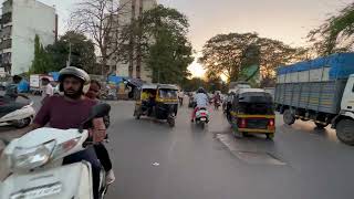 Walking tour of Mumbai Suburban street