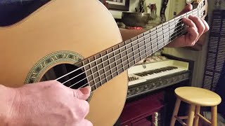 VILLELA CONTRA CLASSICAL (Nylon-string, tuned one octave lower than standard). Demo by Dale Turner