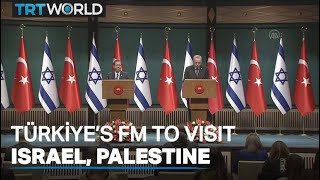 Turkish foreign minister to visit Palestine and Israel