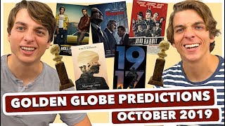 2020 Golden Globe Nomination Predictions (Oct 2019)