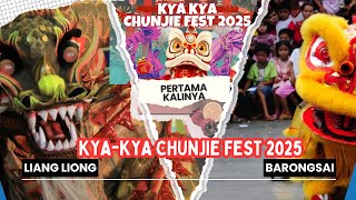 DUEL MAUT LIANG-LIONG VS BARONGSAI DI KYA-KYA CHUNJIE FEST 2025. RIBUAN WARGA RAYAKAN IMLEK 2025