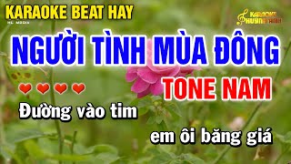 Người Tình Mùa Đông Karaoke Tone Nam - F ( Cha Cha Cha ) Huỳnh Anh