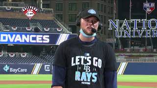 Austin Meadows joins MLB Tonight on his reaction to Mike Brosseau's home run