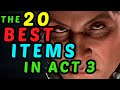 The 20 BEST ITEMS in Act 3 - Baldur's Gate 3 Honour Mode Guide - Best In Slot Endgame Items!