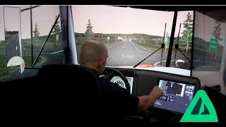 TranSim™ driving simulator: Immersive driver training for commercial vehicle drivers