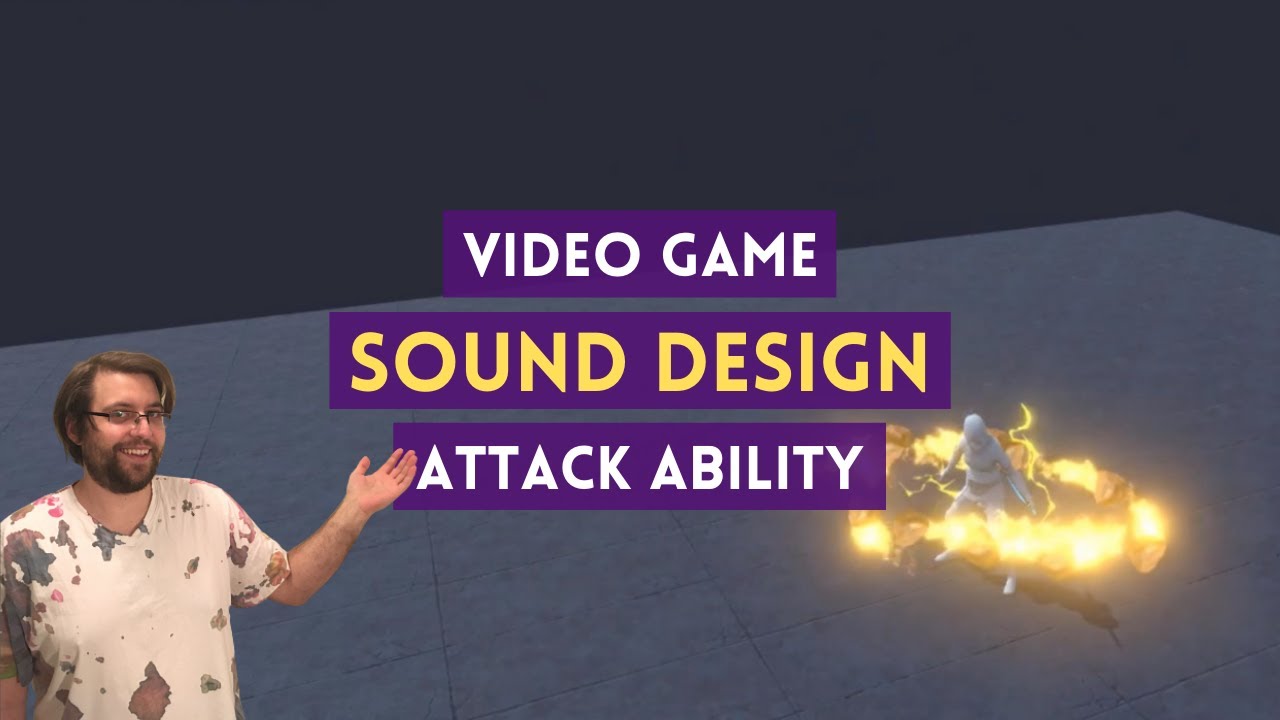 Making Video Game Sound Effects At Home Attack Ability Youtube