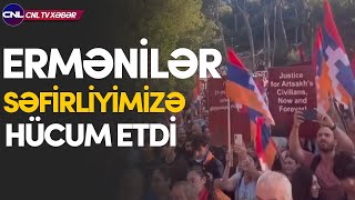 Ermənilər Livandakı səfirliyimizə hücum etdi