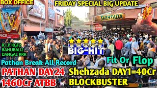 Pathan Day24 vs Shehzada DAY1 Box Office Collection|Shehzada collection|pathan collection