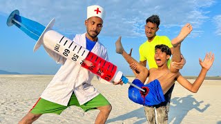 Must Watch New Comedy Video 2022 Injection Wala Comedy Video New Funny Doctor E-84 By @funcomedyltd