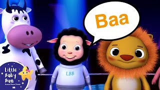 The Animal Sounds | Nursery Rhymes for Babies by LittleBabyBum - ABCs and 123s