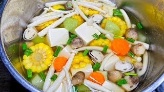 Món Chay Ngon - Cách nấu CANH SÚP CHAY nước súp ngọt thanh đậm đà - Tú Lê Miền Tây