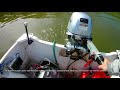 honda bf20 4 stroke outboard first run on 15 ft fiberglass boat