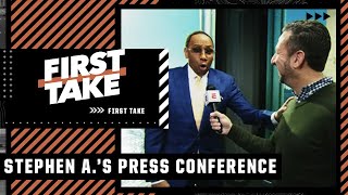 Stephen A.'s Cowboys press conference 🤠 The beginning of the end! | First Take