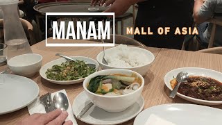 Manam in Mall of Asia / walk around Ayala Malls