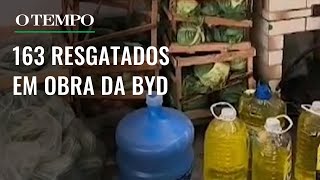 Trabalhadores em condições análogas à escravidão são resgatados de fábrica da BYD na Bahia