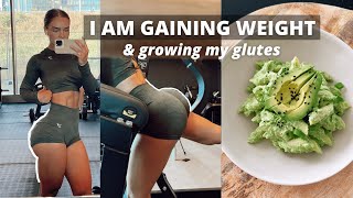 MY BODY IS CHANGING. I'm GAINING Weight and GROWING my Glutes & Legs