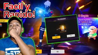 Que QUITAR para SACAR LA RULETA Del EMOTE RASENGAN free fire con 9 diamantes garena Free fire latam