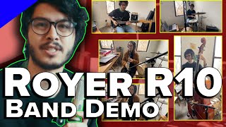 Royer R10 Full band demo | One Mic Challenge