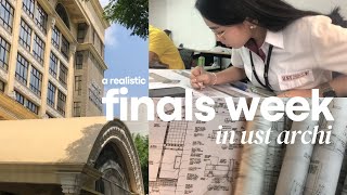 finals week in UST archi | pulling back to back all-nighters, doing plates, plates \u0026 more plates