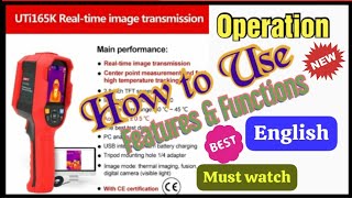 Thermal Imager UNI-T, UTi-165K, Review and how it works, infrared  camera for temperature measuring