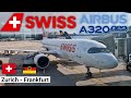 Trip Report | Swiss Airbus A320 NEO | Zurich - Frankfurt