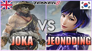 Tekken 8  ▰  Joka (Rank #1 Heihachi) Vs Jeondding (Reina) ▰ Epic Matches!