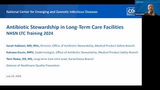 NHSN Antibiotic Stewardship Core Elements \u0026 Long-term Care Antibiotic Use Surveillance