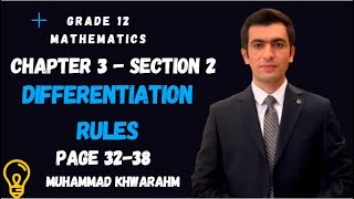 Ch3 Sec2 Differentiation Rules