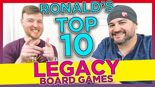 Ronald’s Top 10 Best Legacy Board Games (spoiler free)