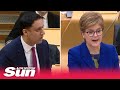 Anas Sarwar asks Nicola Sturgeon if the man 'who failed NHS should be responsible for our country?'