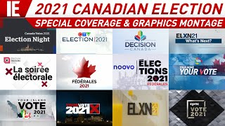 2021 Canadian Federal Election - Television Coverage and Graphics Montage