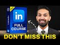 How To Get A Job Using LinkedIn In 2024  (FREE 3.5h Course)