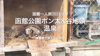 函館公園ポン太くん＆谷地頭温泉〜函館一人旅〜2023/8/9