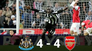 Arsenal Vs Newcastle United 4-4 Unbelievable Comeback!