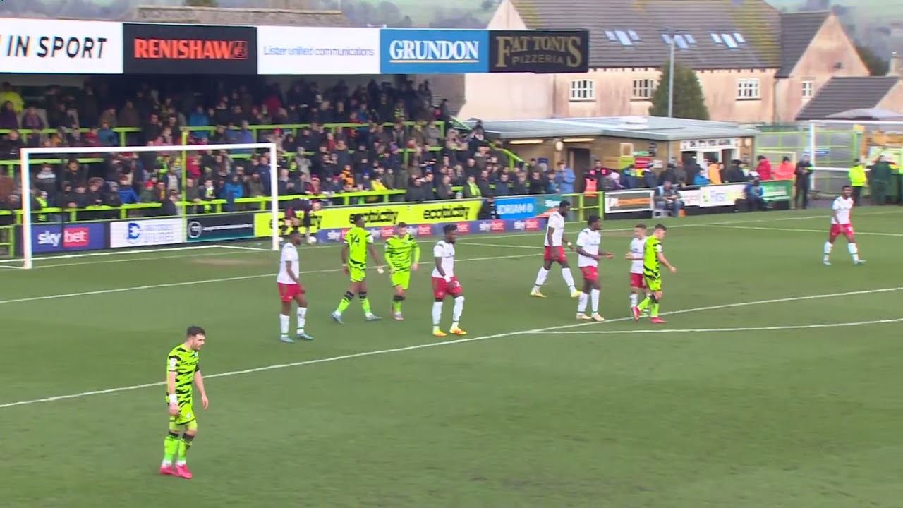 Forest Green Rovers V Walsall Highlights - YouTube