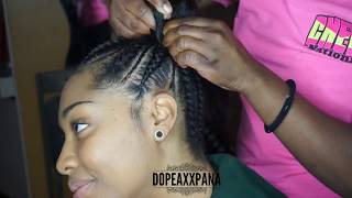 Feed In Braid Bun