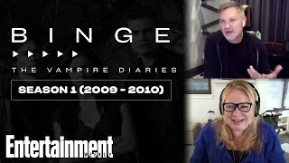 ‘The Vampire Diaries’ Creators on Stefan & Elena’s Chemistry | EW's Binge | Entertainment Weekly