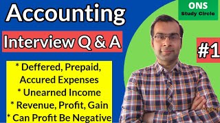 Accounting Interview Questions And Answers | Part 1